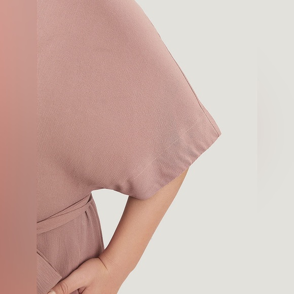NWT Bloomchic Dolman Sleeve Button Detail Pocket Belted Flutter Dress, 22-24/3X - Picture 7 of 8